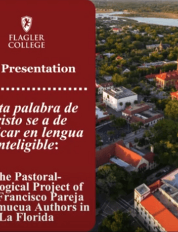 The Pastoral-Theological Project of Fray Francisco Pareja and Timucua Authors in La Florida