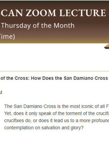 The Franciscan Way of the Cross: How Does the San Damiano Cross Speak of Passion and Resurrection?