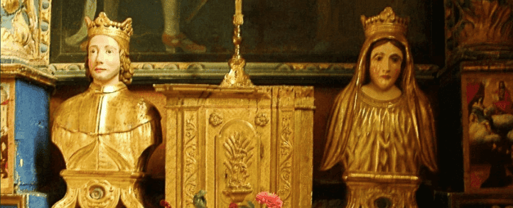 St. Elzéar of Sabran and his wife, Blessed Delphine of Glandèves, committed Secular Franciscans